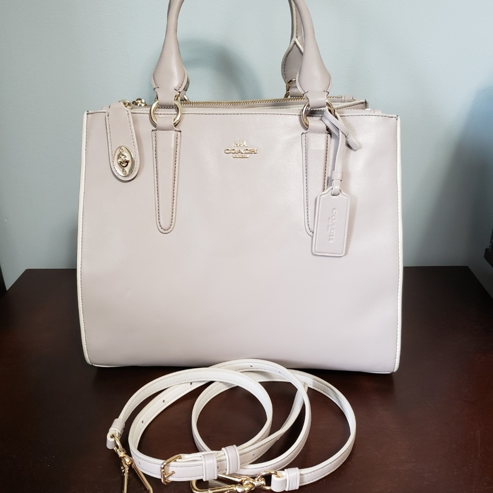COACH CROSBY CARRYALL IN COLORBLOCK LEATHER
